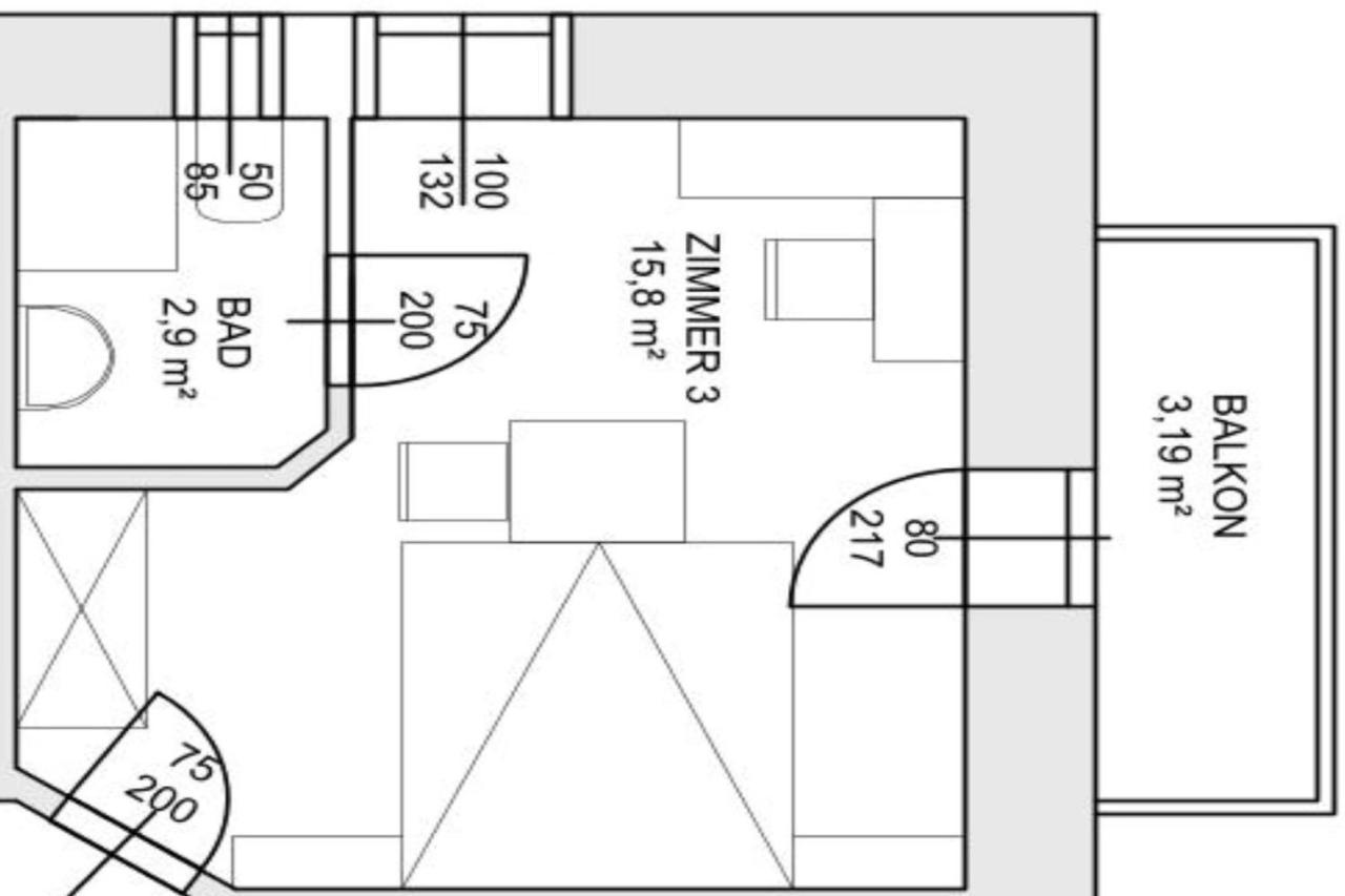 Pension Appartements Gabriele 바트 가슈타인 외부 사진