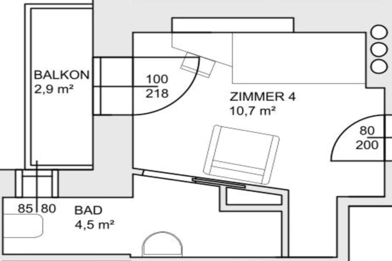 Pension Appartements Gabriele 바트 가슈타인 외부 사진